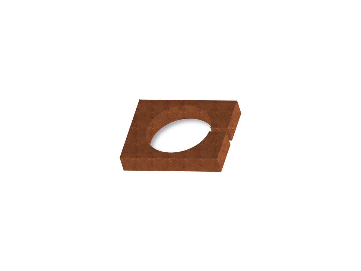 CORTEN COUNTER PLATE - 900STI3C